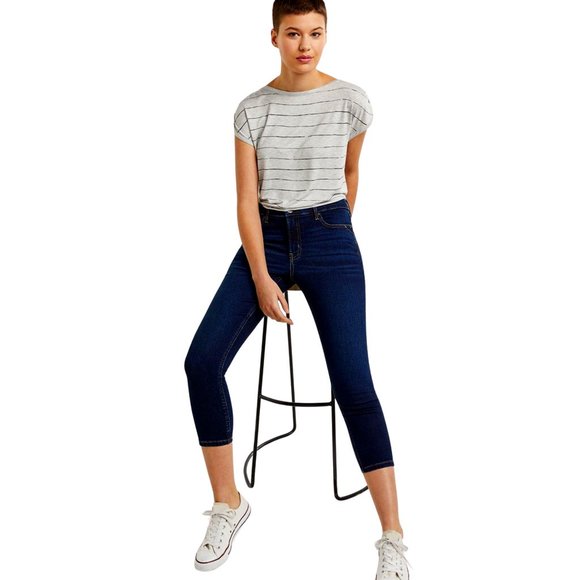 COPY - Reitmans Skinny Cropped Jeans The Insider, Size 33 - Picture 1 of 4